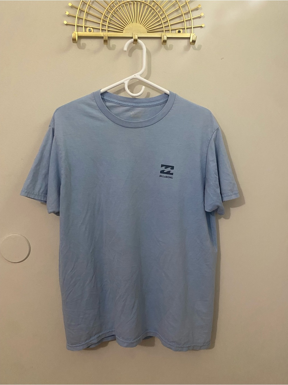 Billabong Light Blue Short Sleeve Logo Tee